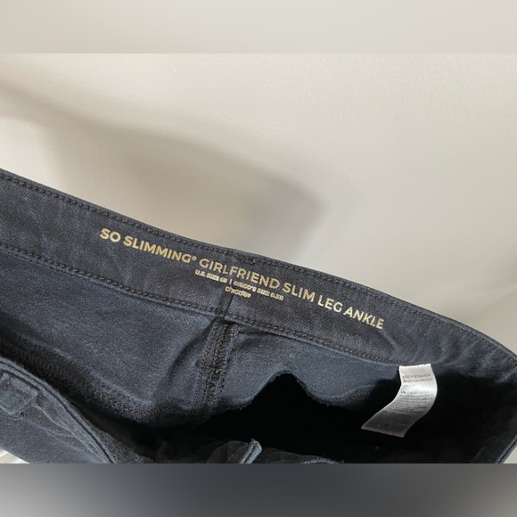 SO SLIMMING Girlfriend Ankle Jeans Cotton Size 6R - Picture 13 of 15